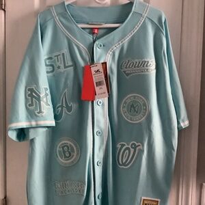 Headgear classic Negro League Button Down Baseball Jersey 2XL